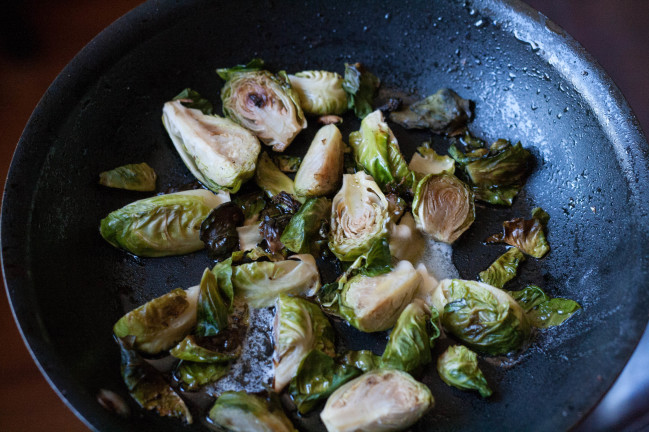 Bubble and Squeak Thanksgiving Leftovers sauteed Brussels