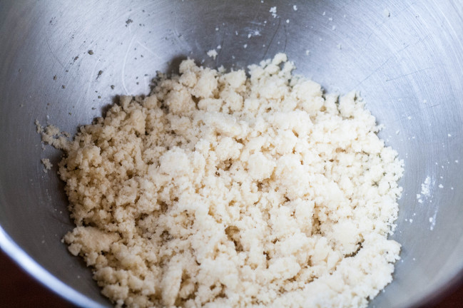 Chocolate Chestnut Coffee Cake almond flour crumbs