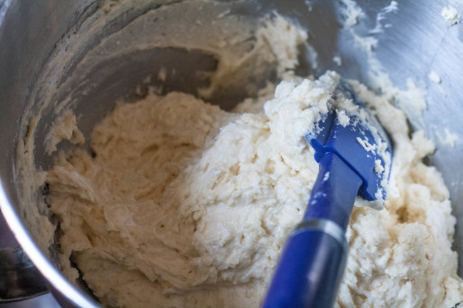 Chocolate Chestnut Coffee Cake batter