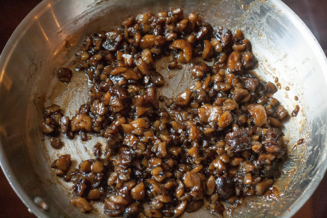 Chocolate Chestnut Coffee Cake glazed chestnuts