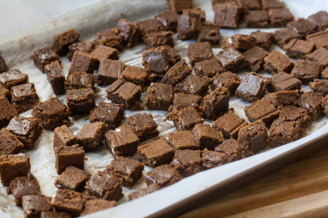 Gingerbread Fall Panzanella toasted cubes