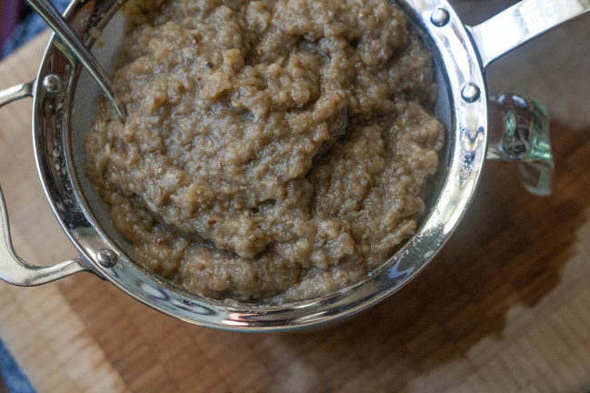 Baba Ganoush via Jerusalem strained