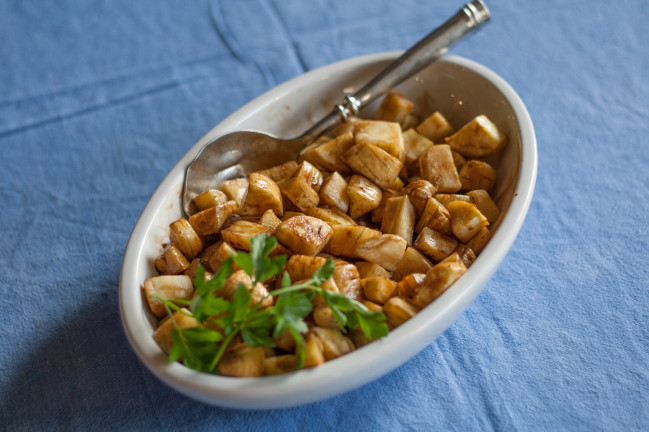 Balsamic Roasted Parsnips