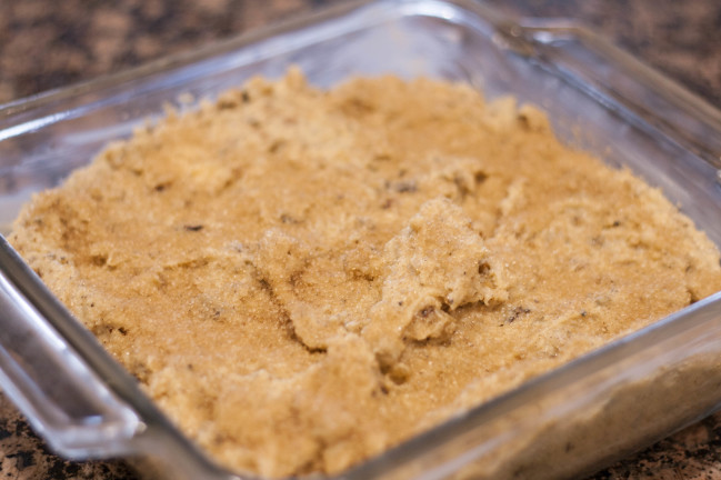 Dense Walnut Cake prepared