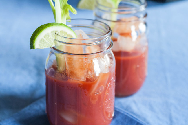 Bloody Mary Bar the drinks