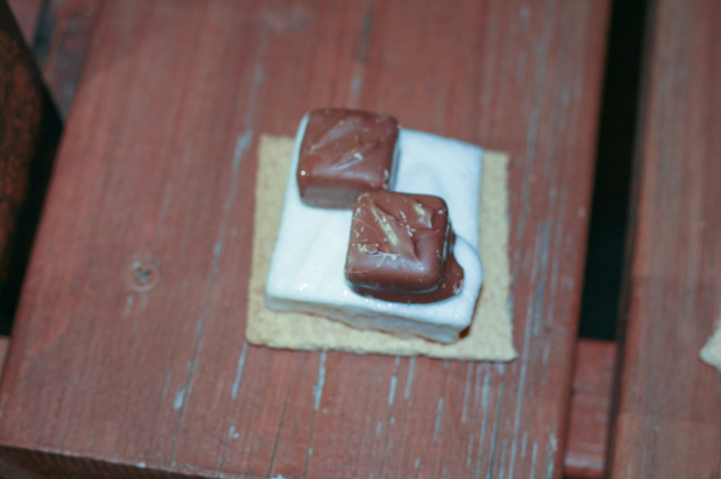 Homemade Marshmallows for Smores with snickers