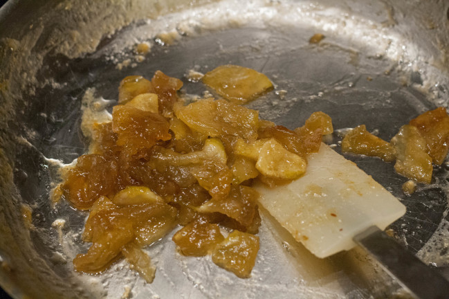 Rye Crust Apple Custard Pie caramelized apple