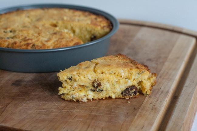 Fig Sage Cotija Cornbread