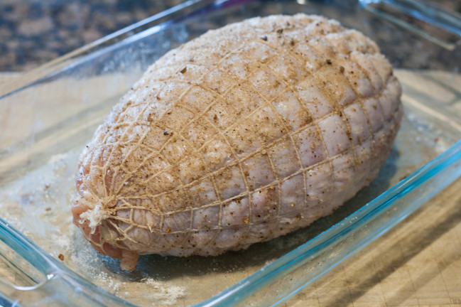 Juniper Brined Turkey Breast Roast brined