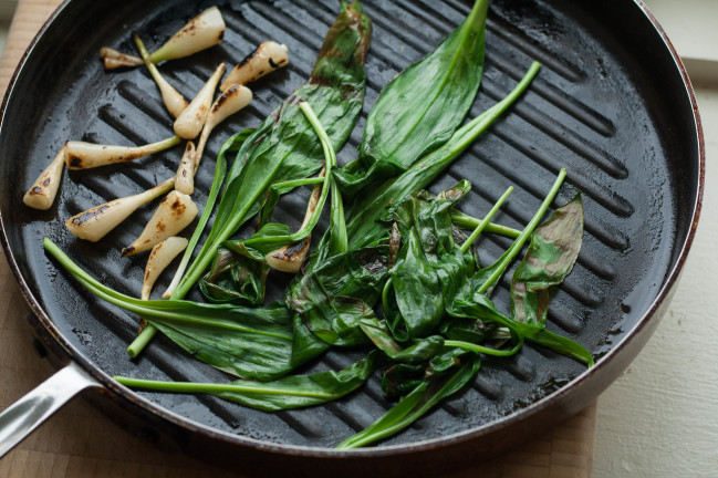 Grilled Ramp Butter grilled ramps